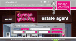 Desktop Screenshot of duncanyeardley.co.uk